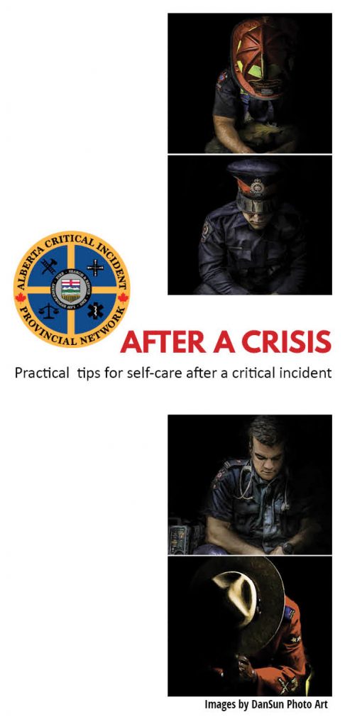 ACIPN Brochure: AFTER A CRISIS Practical tips for self-care after a critical incident