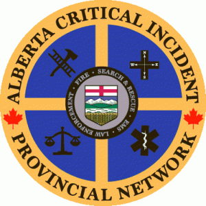The Alberta Critical Incident Provincial Network (ACINP) logo. The ACIPN is a peer led, peer driven support network of first responders for first responders, whose volunteers are trained in best practices and deliver support in accordance with the ACIAC standards.