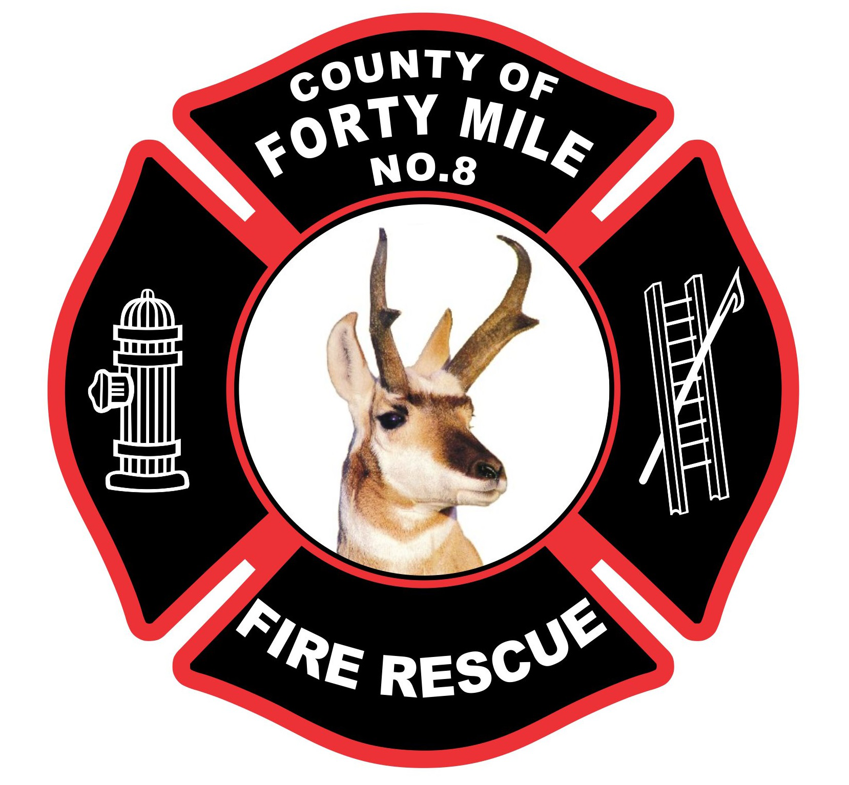 County of 40 mile Fire Department Crest