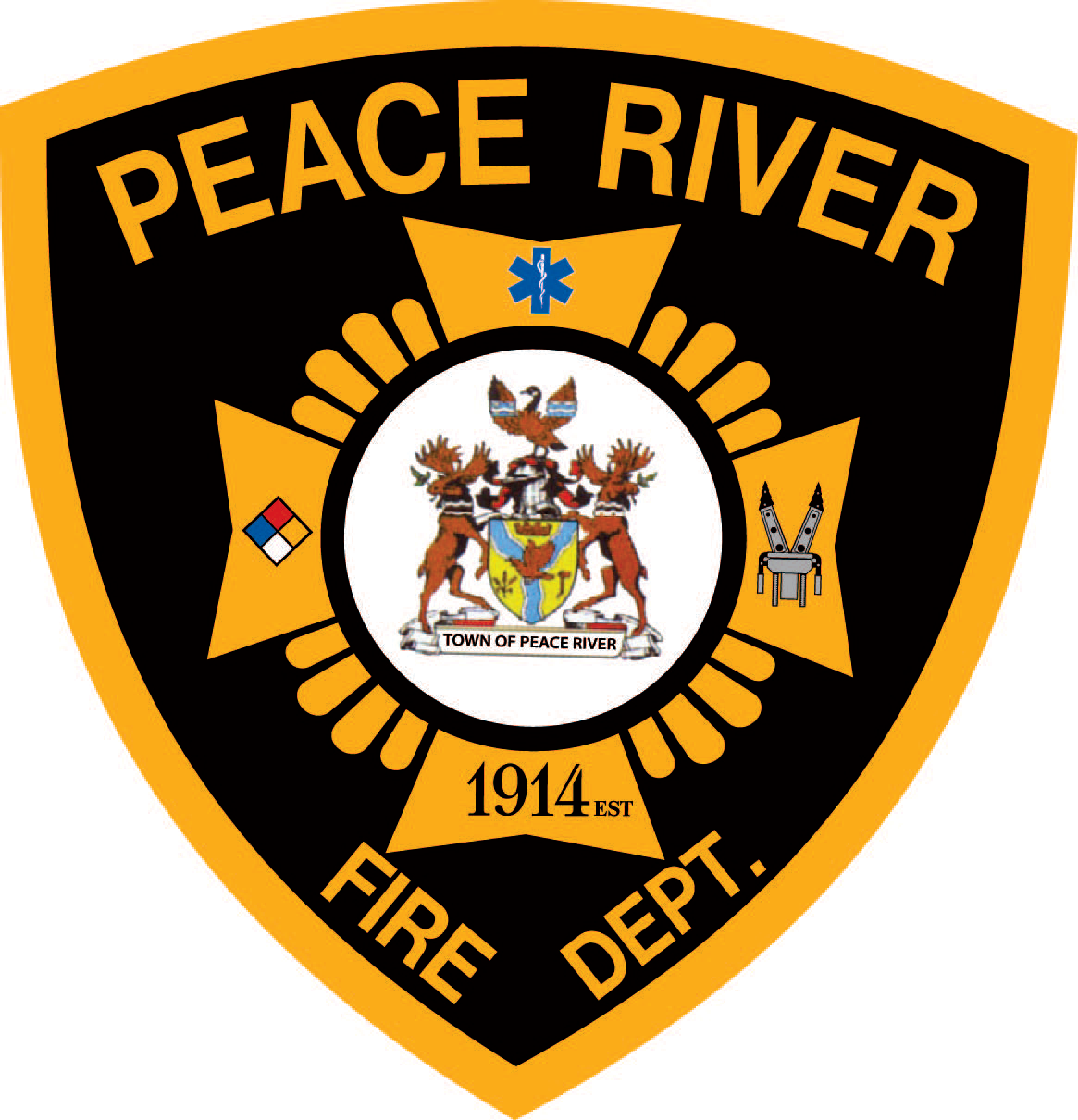 Peace River Fire Department Crest