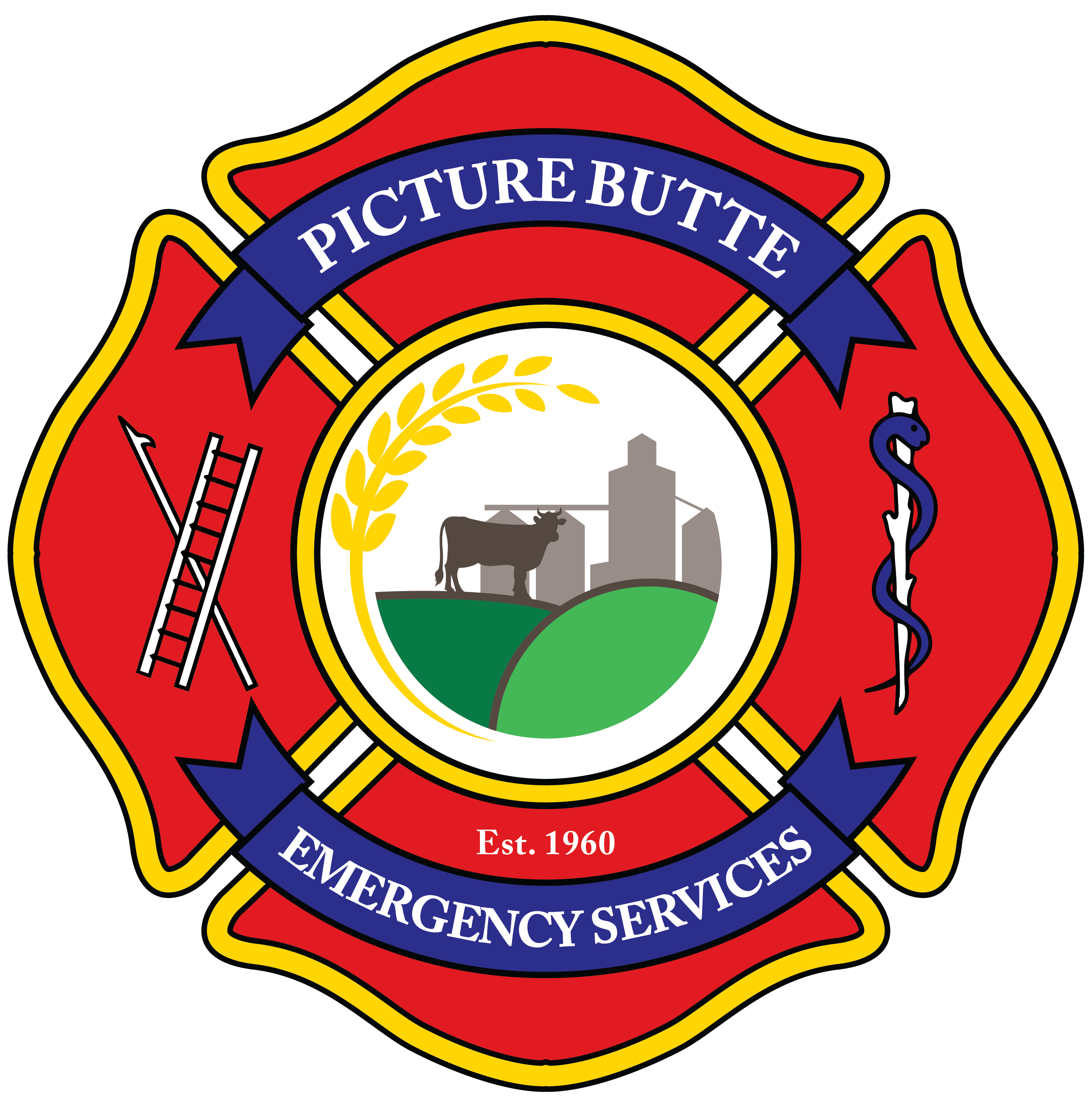 Picture Butte & District Emergency Services Crest