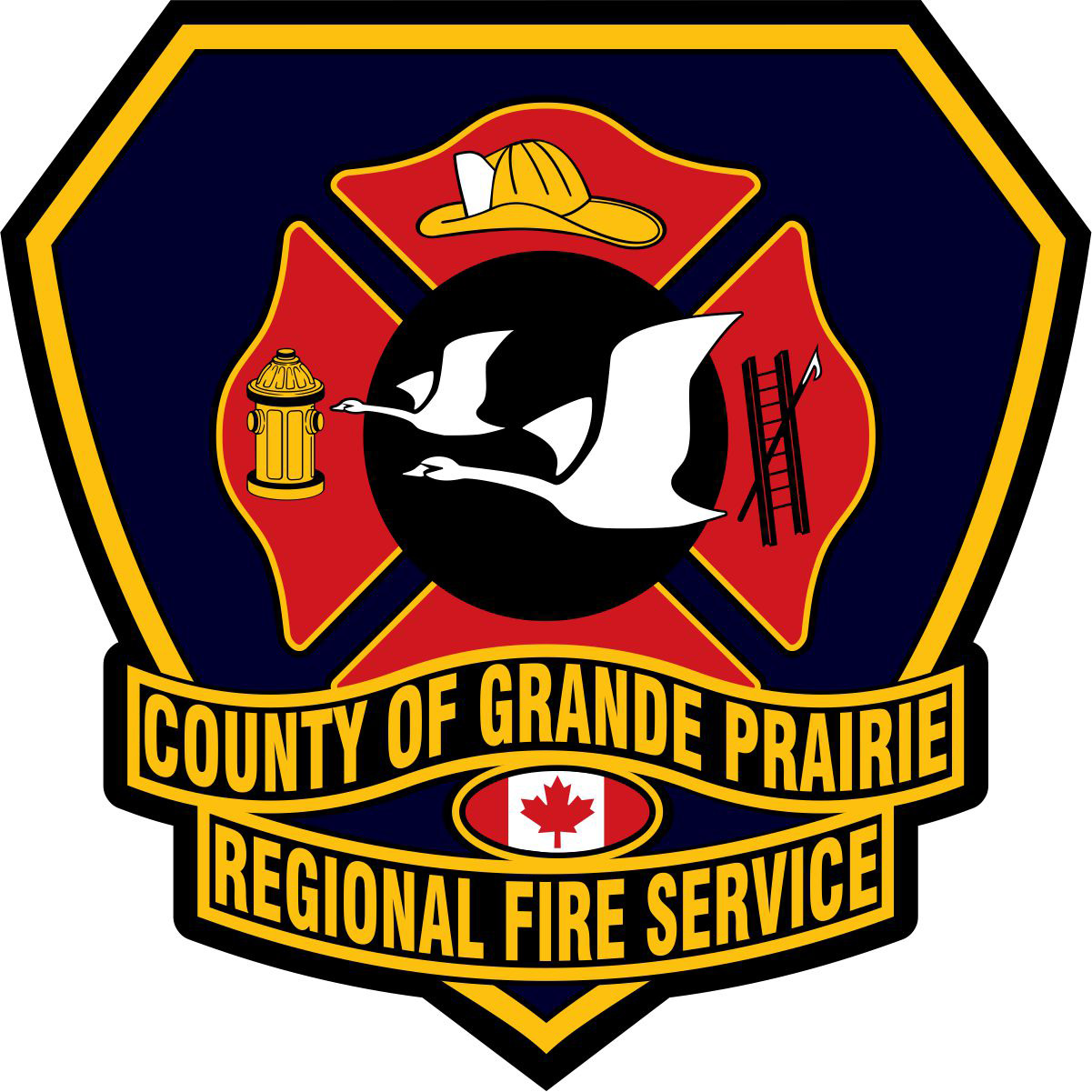 County of Grand Prairie Regional Fire Service Crest